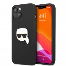 iPhone 13 juoda KARL LAGERFELD nugarėlė KLHCP13MPKMK