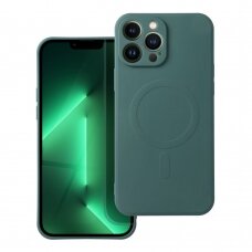 iPhone 13 PRO dark green MagSilicone nugarėlė