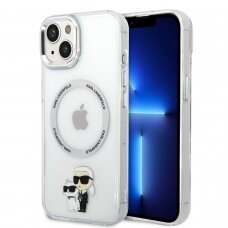 iPhone 13 transparent NFT Compatible Magsafe KARL LAGERFELD nugarėlė