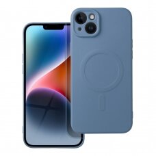 iPhone 14 PLUS mėlyna MagSilicone nugarėlė