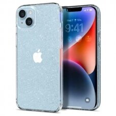 iPhone 14 PLUS skaidri SPIGEN CRYSTAL GLITTER nugarėlė