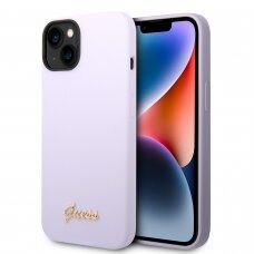 iPhone 14 PLUS violetinė GUESS nugarėlė GUHCP14MSLSMU