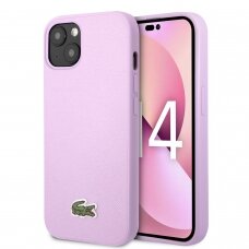 iPhone 14 PLUS violetinė LACOSTE nugarėlė LCHCP14MPVCA