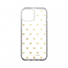 iPhone 13/14/15 iDeal Of Sweden Clear MagSafe nugarėlė Golden Hearts