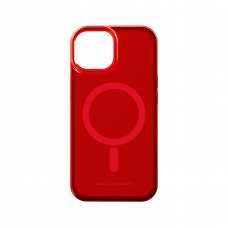 iPhone 15 iDeal Of Sweden Clear MagSafe nugarėlė Radiant Red