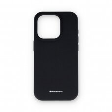 iPhone 15 PRO black MERCURY SILICONE nugarėlė