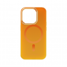 iPhone 15 PRO iDeal Of Sweden Clear MagSafe nugarėlė Orange Spritz