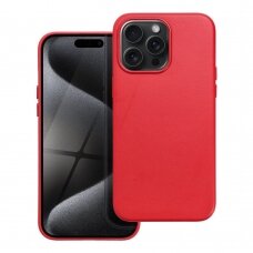 iPhone 15 PRO MAX red MagLeather MagSafe nugarėlė