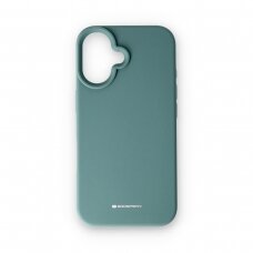 iPhone 16 green MERCURY SILICONE nugarėlė