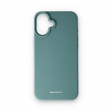 iPhone 16 PLUS green MERCURY SILICONE nugarėlė