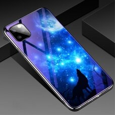 iPhone 6/6S BLUE RAY GLASS nugarėlė Sky&Wolf