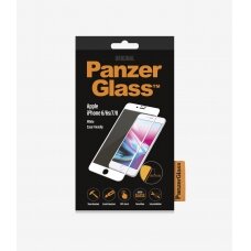 iPhone 6/7/8/SE 2020 juodas pilnas Panzer apsauginis stiklas