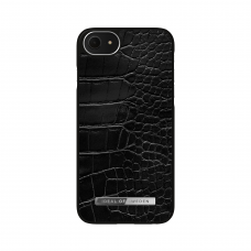 iPhone 6/7/8/SE 2020/SE 2022 iDeal Of Sweden Atelier nugarėlė Neo Noir Croco Silver