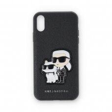 iPhone XR black NFT Liquid Silicone KARL LAGERFELD nugarėlė