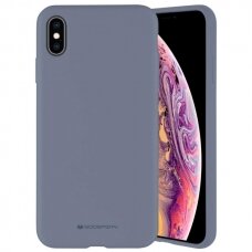 iPhone XS MAX grey blue MERCURY SILICONE nugarėlė