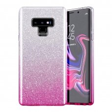 iPhone X/XS rožinė GLITTER3 nugarėlė