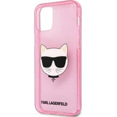 iPhone 12/12 PRO glitter rožinė KARL LAGERFELD nugarėlė KLHCP12MCHTUGLP 3