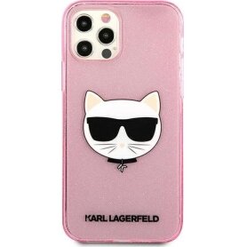 iPhone 12/12 PRO glitter rožinė KARL LAGERFELD nugarėlė KLHCP12MCHTUGLP 2