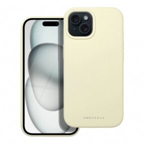 iPhone 15 Light yellow ROAR CLOUDSKIN nugarėlė