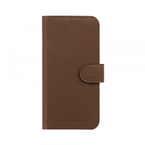 iPhone 15 PRO iDeal Of Sweden dėklas Magnet Wallet+ Dark Brown