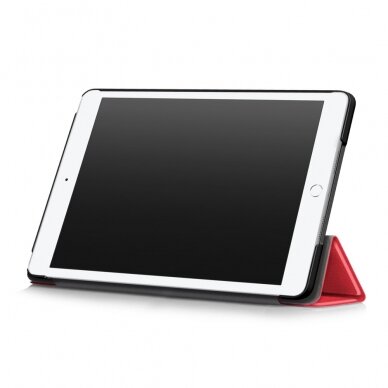 iPad 10.2 (7th / 8th / 9th Gen) red TRIFOLD dėklas 4