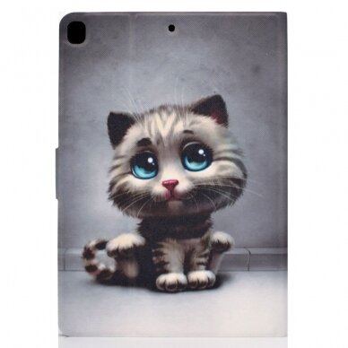 iPad 10.2 (7th / 8th / 9th Gen) fashion dėklas Cat with blue eyes 2