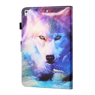 iPad 10.2 (7th / 8th / 9th Gen) fashion dėklas Colorful Wolf 2