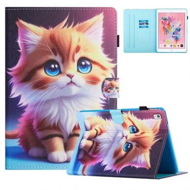 iPad 10.2 (7th / 8th / 9th Gen) fashion dėklas Yellow Cat