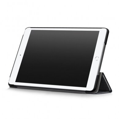 iPad 10.2 (7th / 8th / 9th Gen) black TRIFOLD dėklas 4