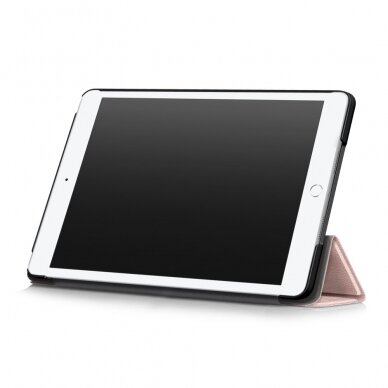 iPad 10.2 (7th / 8th / 9th Gen) rose gold TRIFOLD dėklas 4