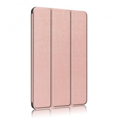 iPad 10.2 (7th / 8th / 9th Gen) pink TRIFOLD dėklas su silikonu 3