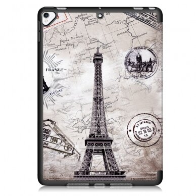 iPad 10.2 (7th / 8th / 9th Gen) silikoninis TRIFOLD dėklas Paris 2