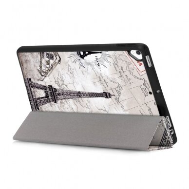 iPad 10.2 (7th / 8th / 9th Gen) silikoninis TRIFOLD dėklas Paris 4