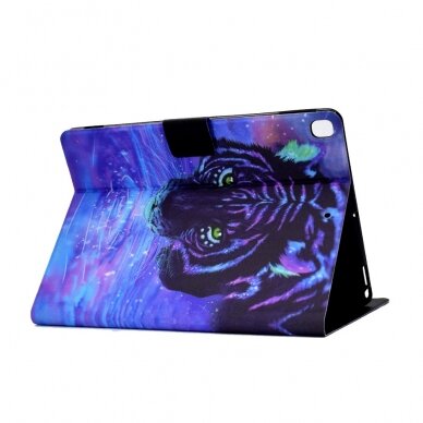 iPad 10.2 (7th / 8th / 9th Gen) Tracy fashion dėklas Colorful Tiger 5