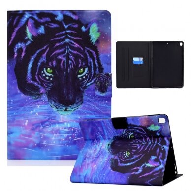 iPad 10.2 (7th / 8th / 9th Gen) Tracy fashion dėklas Colorful Tiger