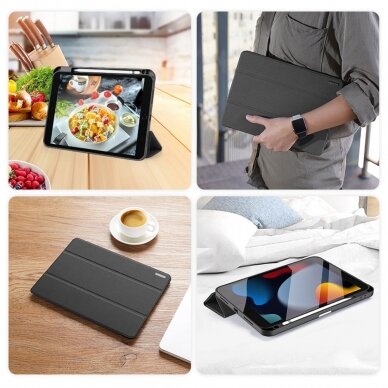 iPad 10.9 2022 (10th gen) black DUX DUCIS domo TRIFOLD dėklas 10