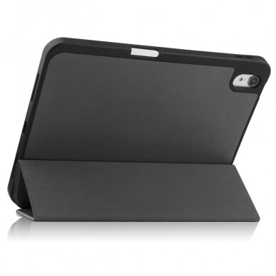 iPad 10.9 2022 (10th gen) black silikoninis S PEN TRIFOLD dėklas 8