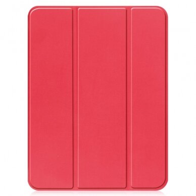 iPad 10.9 2022 (10th gen) red silikoninis S PEN TRIFOLD dėklas 3