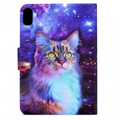 iPad 10.9 2022 (10th gen) Tracy fashion dėklas Colorful Cat 5