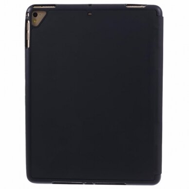 iPad 9.7 (5th , 6th Gen) black silikoninis S PEN TRIFOLD dėklas 2