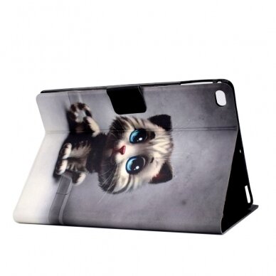 iPad 9.7 (5th , 6th Gen) fashion dėklas Cat with blue eyes 5