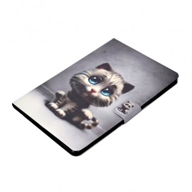 iPad 9.7 (5th , 6th Gen) fashion dėklas Cat with blue eyes 6