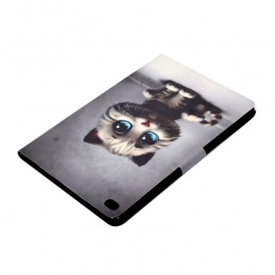 iPad 9.7 (5th , 6th Gen) fashion dėklas Cat with blue eyes 7