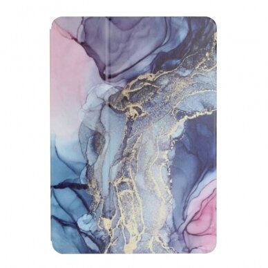 iPad mini 2021/iPad mini 6 fashion dėklas Gold Marble 2