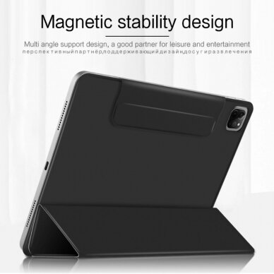 iPad Air 11 2024 (6th Gen) / iPad Pro 11 (3rd, 4th Gen) / iPad Air 10.9 (4th, 5th Gen) black TRIFOLD MAGNETIC dėklas 7