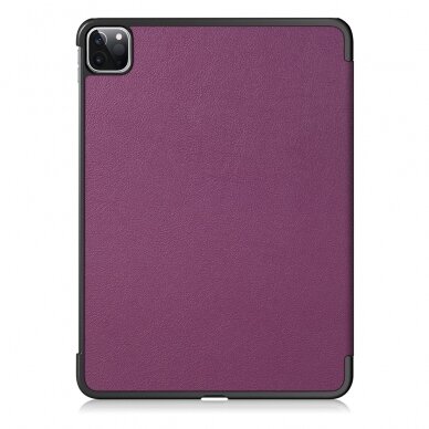 iPad Air 11 2024 (6th Gen) / iPad Pro 11 (3rd, 4th Gen) / iPad Air 10.9 (4th, 5th Gen) purple TRIFOLD dėklas 1