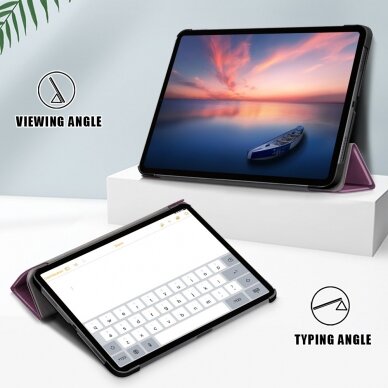 iPad Air 11 2024 (6th Gen) / iPad Pro 11 (3rd, 4th Gen) / iPad Air 10.9 (4th, 5th Gen) purple TRIFOLD dėklas 3