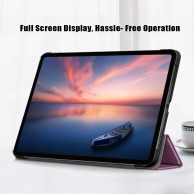 iPad Air 11 2024 (6th Gen) / iPad Pro 11 (3rd, 4th Gen) / iPad Air 10.9 (4th, 5th Gen) purple TRIFOLD dėklas 6