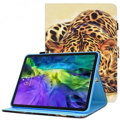 iPad Air 11 2024 (6th Gen) / iPad Pro 11 (3rd, 4th Gen) / iPad Air 10.9 (4th, 5th Gen) fashion dėklas Leopard