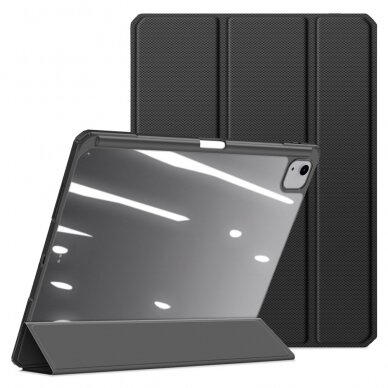 iPad Pro 12.9 (3rd / 4th / 5th / 6th Gen) / iPad Air 13 (2024) black DUX DUCIS toby TRIFOLD dėklas 10